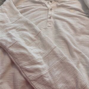 G-Star Raw White Henley Shirt